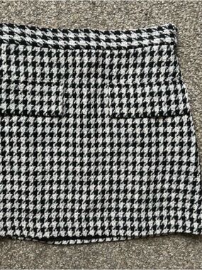 Black & White Mini Skirt